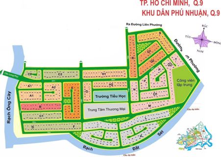 Bán đất mặt tiền Phước Long B – 300m², mặt tiền 15m, đường 12m, sổ hồng riêng, khu dân cư Phú Nhuận